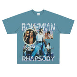 Film Star T Shirt Retro Street Cotton American T-shirt