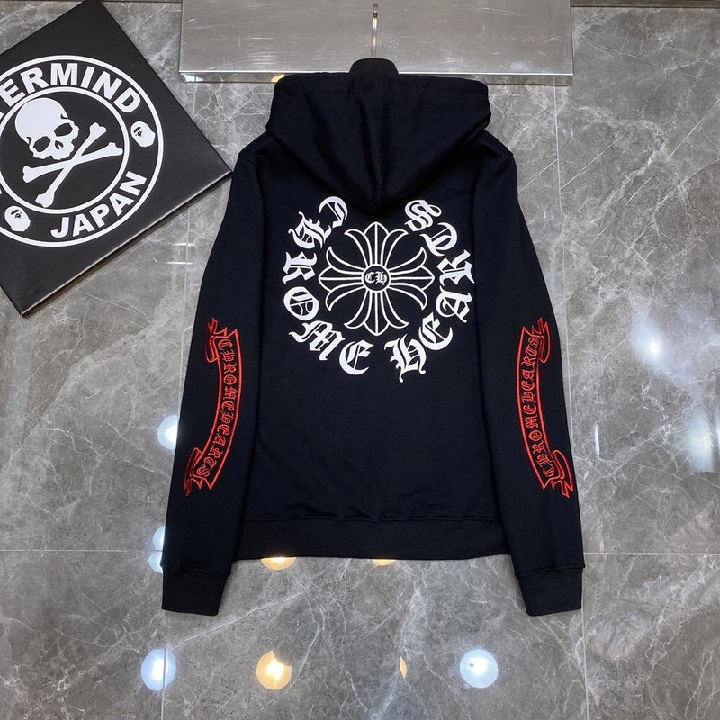 CHH Chrome Heart Hoodie Chrome Heart Crow Snowflake Cross Phantom Horseshoe Hooded
