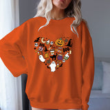 Halloween O-neck Sweatshirt Unisex Fashion