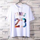 Basketball Sports T Shirt Cotton Short-Sleeved T-Shirt Men'S Sports Half Sleeve Nba Basketball Clothes Loose
