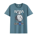 Basketball Sports T Shirt Summer Short-Sleeved T-Shirt Male Handsome Loose Student Nasa Astronaut
