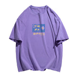 Nasa T Shirt Short-Sleeved T-Shirt Boys All-Match Loose Summer Pure Cotton