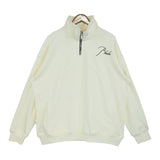 Rhude Hoodie Stand Collar Zipper Embroidery Stitching Sweater for Men and Women Autumn and Winter