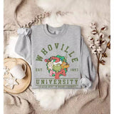 Versatile Casual Printed Crew Neck Long Sleeve Sweater