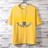 Basketball Sports T Shirt Nba Basketball Wear Sports Short-Sleeved T-Shirt Men'S Student Loose