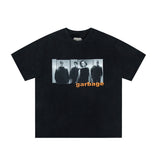 Gallery Dept T Shirts Gallery Dept Retro Washed Distressed Printed Short Sleeve Men and Women Tee