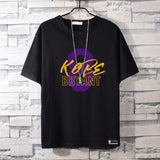 Basketball Sports T Shirt Commemorative Kobe No. 24 Short Sleeve T-Shirt Male Student Basketball Loose Sports