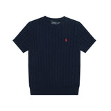 Ralph Lauren Knitted sweaters Ralph Lauren Knitted Short Sleeved Shirt Small Standard Twist Knitted Crew Neck Short Sleeve