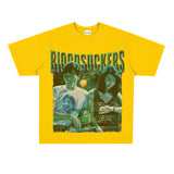 Film Star T Shirt Short Sleeve Loose Retro American T-shirt Men