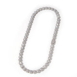 Chains Hip Hop 9mm Square Rock Sugar Zircon Necklace Spectrum St. Valentine's