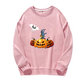 Autumn and Winter Halloween Night New Spoofs Pumpkin Hoodies