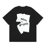 Maison Margiela T-Shirts Crew Neck Loose Short Sleeve T-Shirt