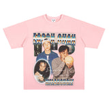 Film Star T Shirt Chen Yixun Loose American Retro Street T-shirt Men and Women