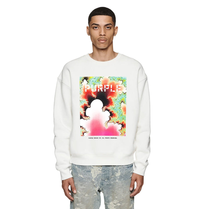 Purple Brand Sweatshirt Loose Crew Neck Sweater
