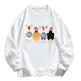 Funny Chickens Sweatshirt Christmas Chickens Sweater Funny