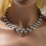 Chains Hip Hop Necklace Zircon Love Necklace ins Wind Spectrum St. Valentine's