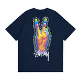 Stussy T Shirts Casual Loose Couple T Shirts