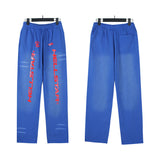 Mens trendy Hoodie & Pants Wash Water Make Old Hoodies Sweater Trousers