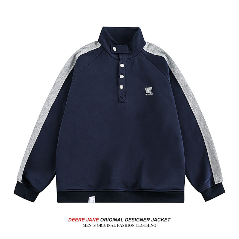 Men Pullover Hoodie Men's Spring Loose All-Match Casual