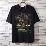Basketball Sports T Shirt Casual Hundred Short-Sleeved T-Shirt Boys Handsome Warrior Curry Basketball Sports Top
