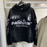 Mens trendy Hoodie & Pants Wash Water Make Old Sweater