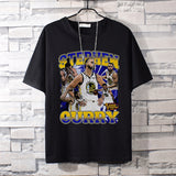 Basketball Sports T Shirt Student Short Sleeve T-Shirt Male Warrior Curry Basketball