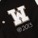 Off White Jacket Spring Autumn OW Witch Group Towel Embroidered Baseball Jacket Jacket