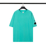 Cp Company T Shirts Men's Cotton Embroidered Casual Crew Neck