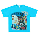 Film Star T Shirt Movie the Unmatchable Match Stephen Chow Short Sleeve American Street Printed T-shirt for Men and Women