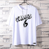 Basketball Sports T Shirt James No. 6 Basketball Sports Student Loose Short Sleeve T-Shirt