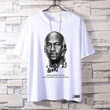 Basketball Sports T Shirt Basketball Sports Trendy Printed Short-Sleeved T-Shirt Men'S Loose