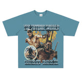 Film Star T Shirt European and American Classic Movie Crazy Max Loose Cotton American T-shirt