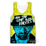 Heisenberg T Shirt 3d Digital Printing Breaking Bad Men Women Casual Vest