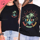 Personalized Location Matching Family Beach Shirts Custom