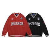 Unisex long-sleeved shirt men's v neck