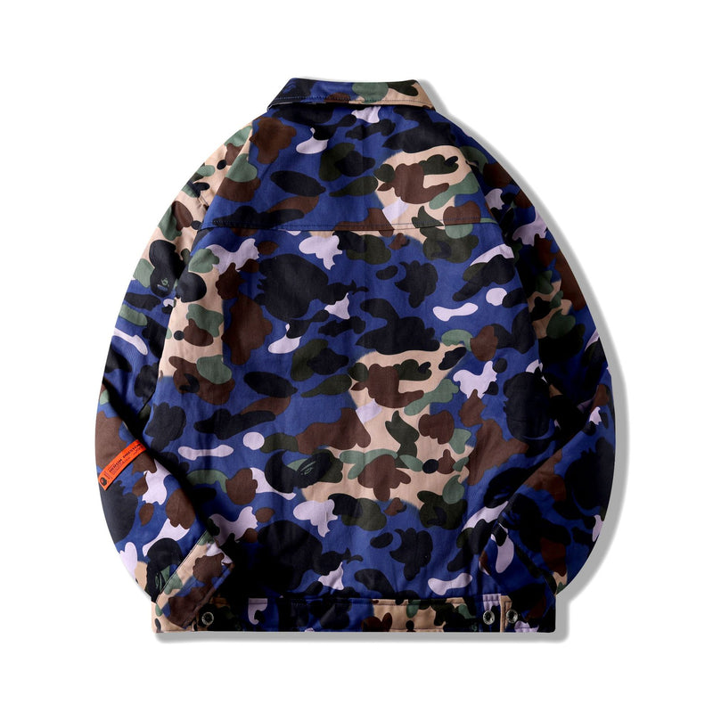 Aape Jacket Autumn and Winter Men's Clothing Camouflage Cotton Jacket Men's Cotton Coat