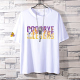 Basketball Sports T Shirt Nba Kobe No. 24 James No. 23 Short Sleeve T-Shirt Men Loose Leisure Sports