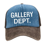 GALLERY DEPT Hat Washed Baseball Cap Printed Cap Outdoor Sun Cap GALLERY DEPT