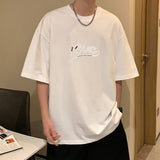 Nasa T Shirt Summer Short-Sleeved T-Shirt Loose Student Top Men