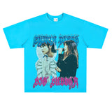Film Star T Shirt Singer Izumi Sakai Character Loose Retro Street T-shirt Men and Women