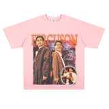 Film Star T Shirt Movie the Killer Derivative Short Sleeves Retro American Street T-shirt Men and Women