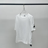 Cp Company T Shirts Men's Cotton Embroidered Casual Crew Neck