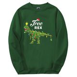 Dinosaur Christmas Hoodies e Rex Merry Xmas Round