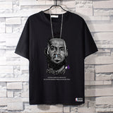 Basketball Sports T Shirt Basketball Sports Trendy Printed Short-Sleeved T-Shirt Men'S Loose