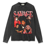 21 Savage T Shirts Loose Distressed T-shirts