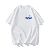 Nasa T Shirt Summer Men'S Short Sleeve Loose Half-Sleeve Top