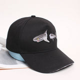 Plam Angle Hat Fashion Baseball Cap Shark Embroidered Cap