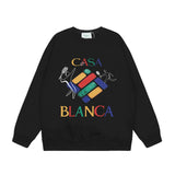Casablanca Long sleeve T-shirt Print Crew neck Casual