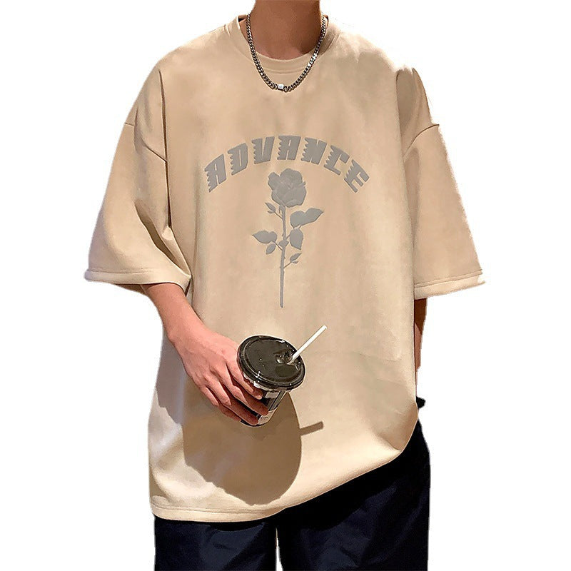 Nasa T Shirt Short-Sleeved T-Shirt Men'S Spring And Summer Loose
