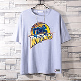 Basketball Sports T Shirt Loose-Fitting Pure Cotton Short Sleeves T-Shirt Boys Basketball Sports Curry